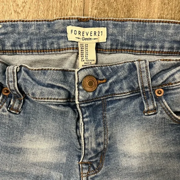 Forever 21 Jeans Skinny Jeans Size 24 - Picture 3 of 5